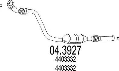MTS 04.3927 - Catalizzatore www.autoricambi360.it