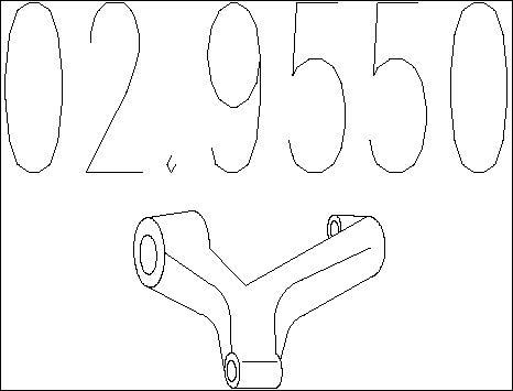 MTS 02.9550 - Supporto, Silenziatore www.autoricambi360.it