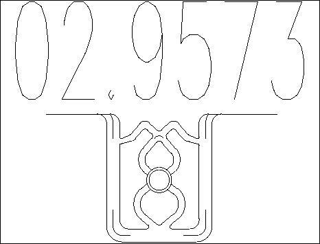 MTS 02.9573 - Supporto, Silenziatore www.autoricambi360.it