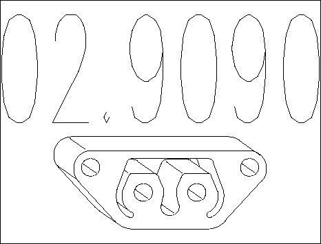 MTS 02.9090 - Supporto, Silenziatore www.autoricambi360.it