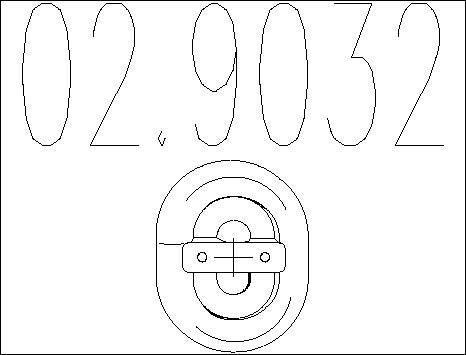 MTS 02.9032 - Supporto, Silenziatore www.autoricambi360.it