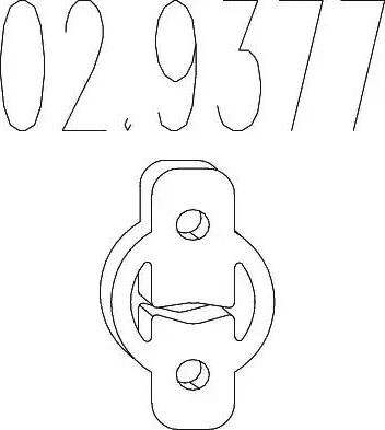 MTS 02.9377 - Supporto, Silenziatore www.autoricambi360.it