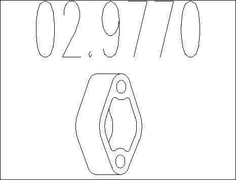 MTS 02.9770 - Supporto, Silenziatore www.autoricambi360.it