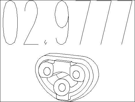 MTS 02.9777 - Supporto, Silenziatore www.autoricambi360.it