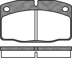 GM 93191802 - Kit pastiglie freno, Freno a disco www.autoricambi360.it