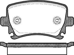 VAG 1K0698451T - Kit pastiglie freno, Freno a disco www.autoricambi360.it