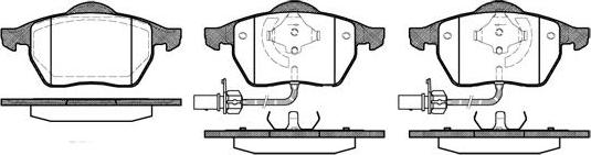 Cifam 822-181-3 - Kit pastiglie freno, Freno a disco www.autoricambi360.it