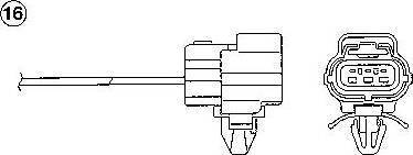 NGK 93087 - Sonda lambda www.autoricambi360.it