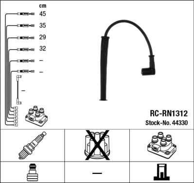 NGK 44330 - Kit cavi accensione www.autoricambi360.it