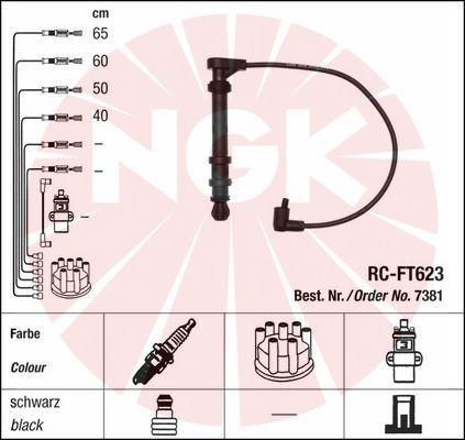 NGK 7381 - Kit cavi accensione www.autoricambi360.it