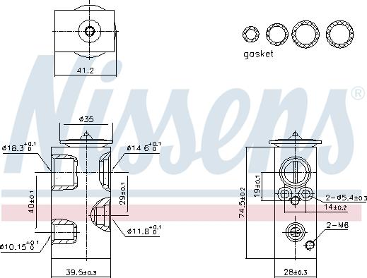 NISSENS 999426 - Valvola ad espansione, Climatizzatore www.autoricambi360.it