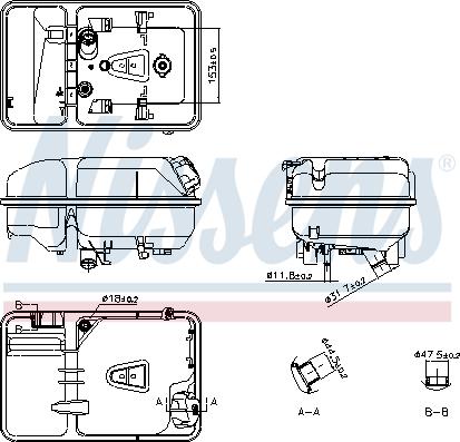 NISSENS 996074 - Serbatoio compensazione, Refrigerante www.autoricambi360.it