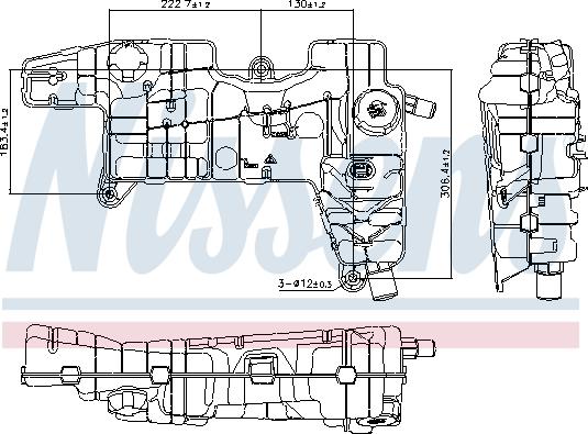 NISSENS 996310 - Serbatoio compensazione, Refrigerante www.autoricambi360.it