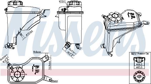 NISSENS 996268 - Serbatoio compensazione, Refrigerante www.autoricambi360.it