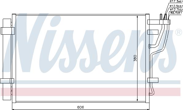 NISSENS 94981 - Condensatore, Climatizzatore www.autoricambi360.it