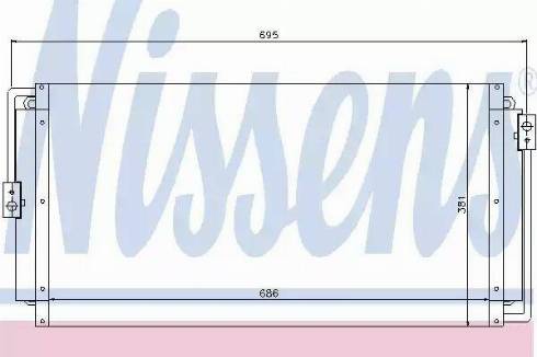 NISSENS 94554 - Condensatore, Climatizzatore www.autoricambi360.it