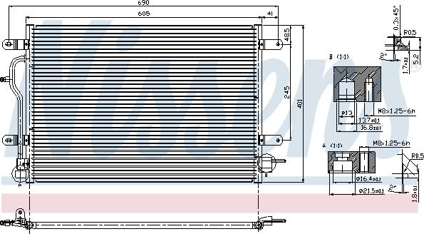 NISSENS 94583 - Condensatore, Climatizzatore www.autoricambi360.it