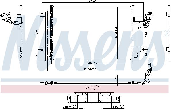 Nissens 940984 - Condensatore, Climatizzatore www.autoricambi360.it