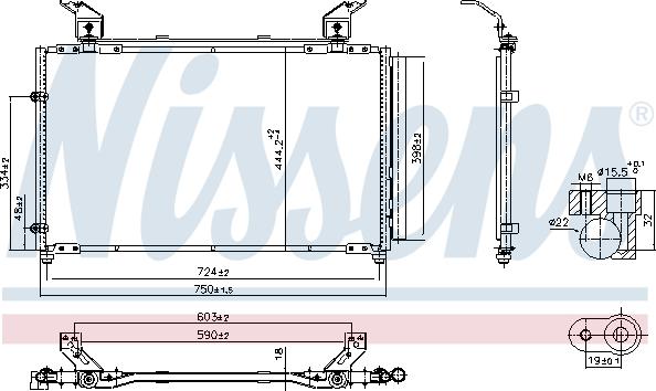 NISSENS 940923 - Condensatore, Climatizzatore www.autoricambi360.it