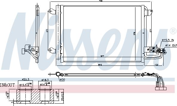 Nissens 940674 - Condensatore, Climatizzatore www.autoricambi360.it