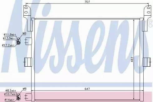 NISSENS 940132 - Condensatore, Climatizzatore www.autoricambi360.it