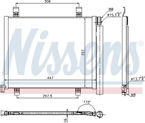 Nissens 940254 - Condensatore, Climatizzatore www.autoricambi360.it