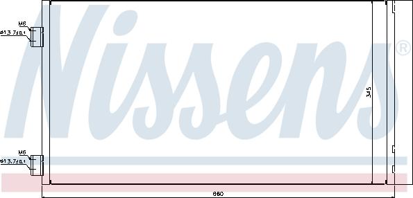 NISSENS 940204 - Condensatore, Climatizzatore www.autoricambi360.it