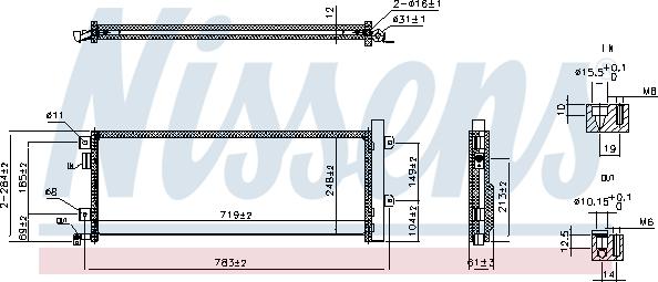 NISSENS 941347 - Condensatore, Climatizzatore www.autoricambi360.it