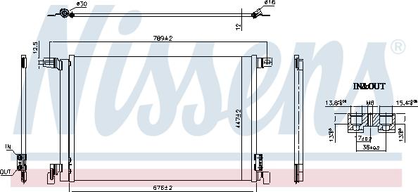 NISSENS 941266 - Condensatore, Climatizzatore www.autoricambi360.it