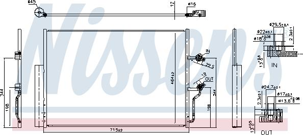 NISSENS 941263 - Condensatore, Climatizzatore www.autoricambi360.it