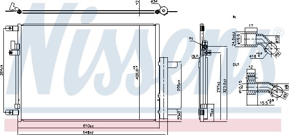 NISSENS 941288 - Condensatore, Climatizzatore www.autoricambi360.it