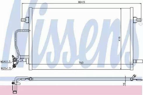 NISSENS 94762 - Condensatore, Climatizzatore www.autoricambi360.it
