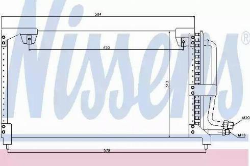 NISSENS 94710 - Condensatore, Climatizzatore www.autoricambi360.it
