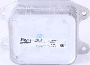 Nissens 90810 - Radiatore olio, Olio motore www.autoricambi360.it