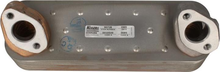 NISSENS 90728 - Radiatore olio, Olio motore www.autoricambi360.it