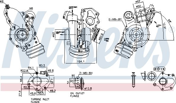 NISSENS 93856 - Turbocompressore, Sovralimentazione www.autoricambi360.it