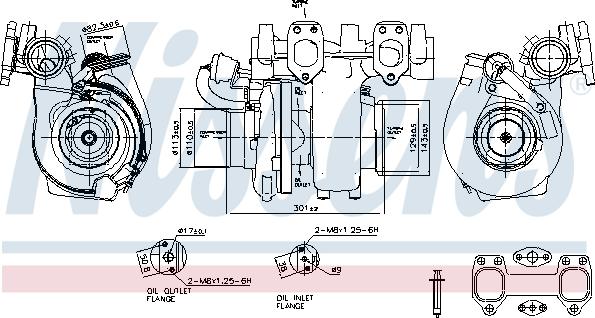 NISSENS 93335 - Turbocompressore, Sovralimentazione www.autoricambi360.it