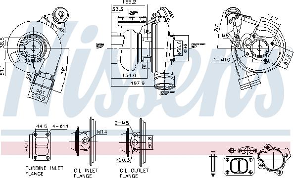 NISSENS 93759 - Turbocompressore, Sovralimentazione www.autoricambi360.it