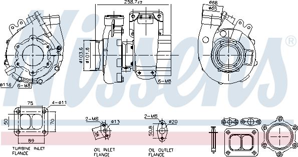 NISSENS 93738 - Turbocompressore, Sovralimentazione www.autoricambi360.it