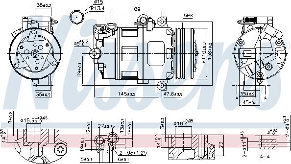 Nissens 89422 - Compressore, Climatizzatore www.autoricambi360.it