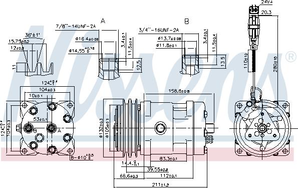 NISSENS 89472 - Compressore, Climatizzatore www.autoricambi360.it
