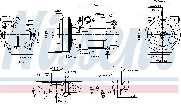 NISSENS 89549 - Compressore, Climatizzatore www.autoricambi360.it