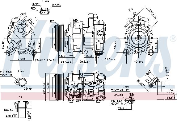 NISSENS 89585 - Compressore, Climatizzatore www.autoricambi360.it