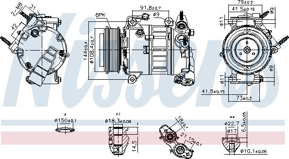 NISSENS 890589 - Compressore, Climatizzatore www.autoricambi360.it