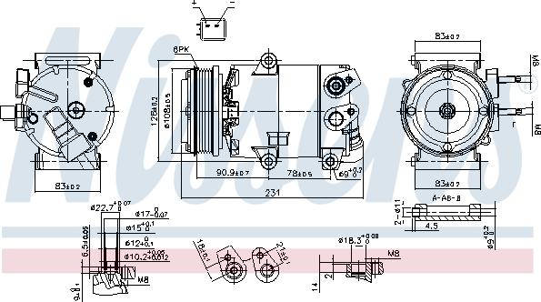 Nissens 890588 - Compressore, Climatizzatore www.autoricambi360.it