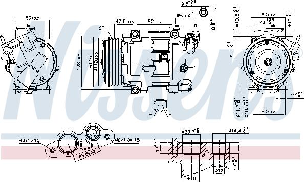 NISSENS 890606 - Compressore, Climatizzatore www.autoricambi360.it