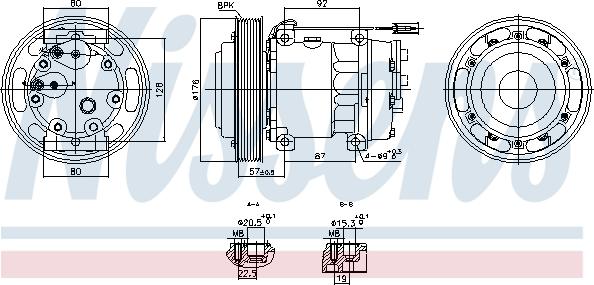 NISSENS 891002 - Compressore, Climatizzatore www.autoricambi360.it