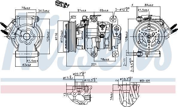 NISSENS 891007 - Compressore, Climatizzatore www.autoricambi360.it