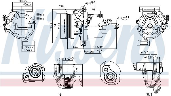 NISSENS 891074 - Compressore, Climatizzatore www.autoricambi360.it