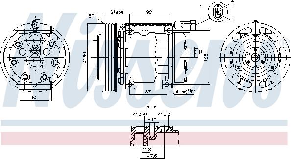 NISSENS 891073 - Compressore, Climatizzatore www.autoricambi360.it
